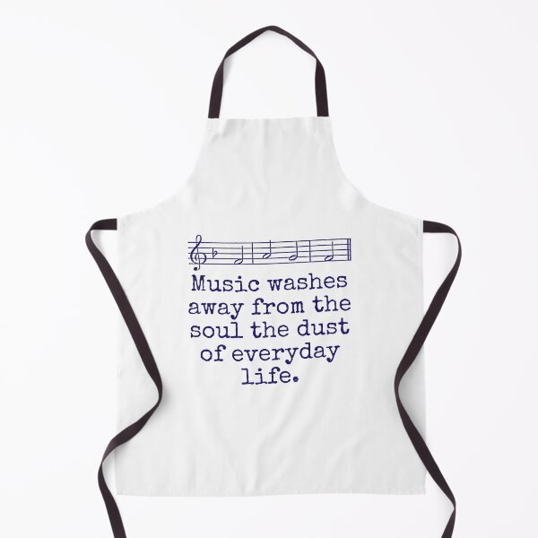 Item preview, Music Washes Away From The Soul - Music Quote  designed and sold by CrankyOldDude.