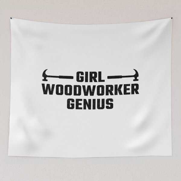Item preview, funny girl - funny woodworking quote woodworking quotes designed and sold by WangsArt.
