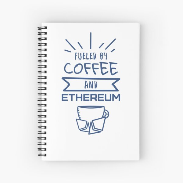 Item preview, fueled by coffe and ethereum - Cryptocurrency Tshirts and Gifts designed and sold by WickedDesigner.