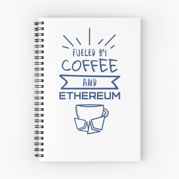 Item preview, fueled by coffe and ethereum - Cryptocurrency Tshirts and Gifts designed and sold by WickedDesigner.