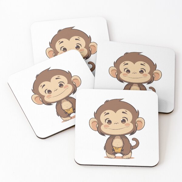 Item preview, cute monkey designed and sold by animalusdesign.