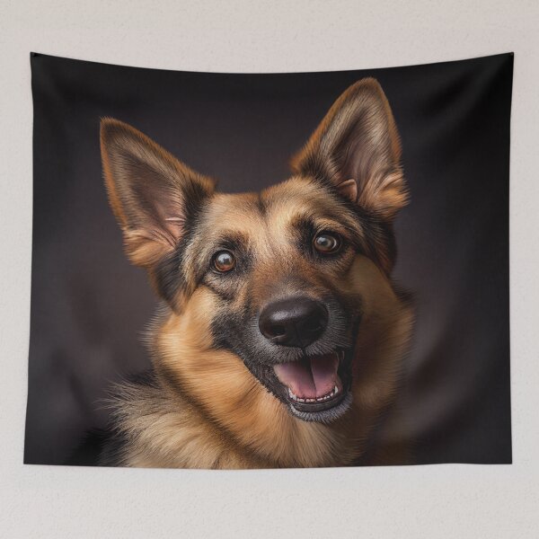 Item preview, Studio Portrait - German Shepherd Dog designed and sold by Isa Popping.