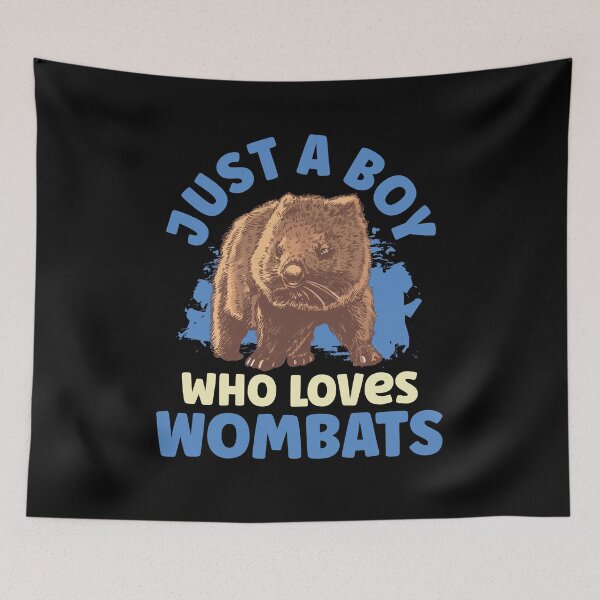 Item preview, Young wombat loves Australia marsupial designed and sold by madgrfx.