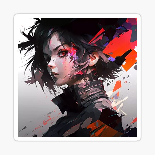 Vista previa del artículo con la obra «Abstract Girl», diseñado y vendido por Esoteric Designs.