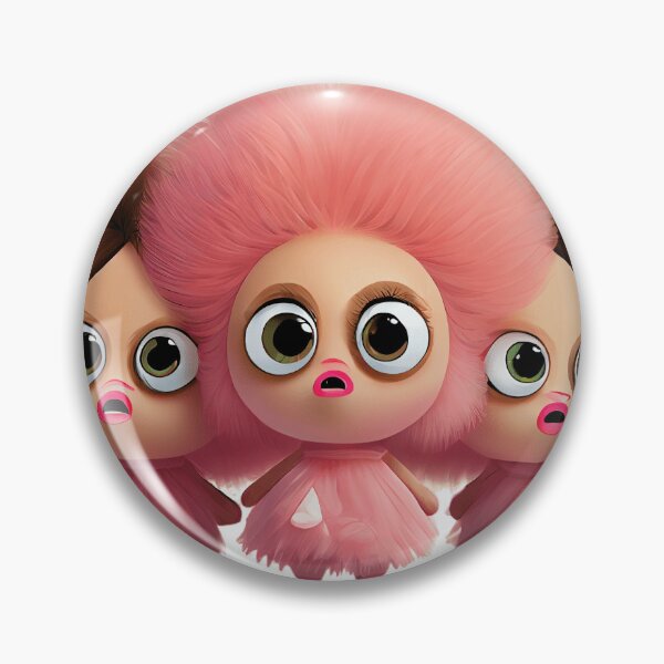 Item preview, Three Wide-eyed Pink Ballerinas designed and sold by MTJ-Mushrooms.