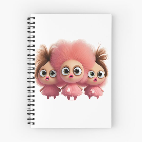 Item preview, Three Wide-eyed Pink Ballerinas designed and sold by MTJ-Mushrooms.