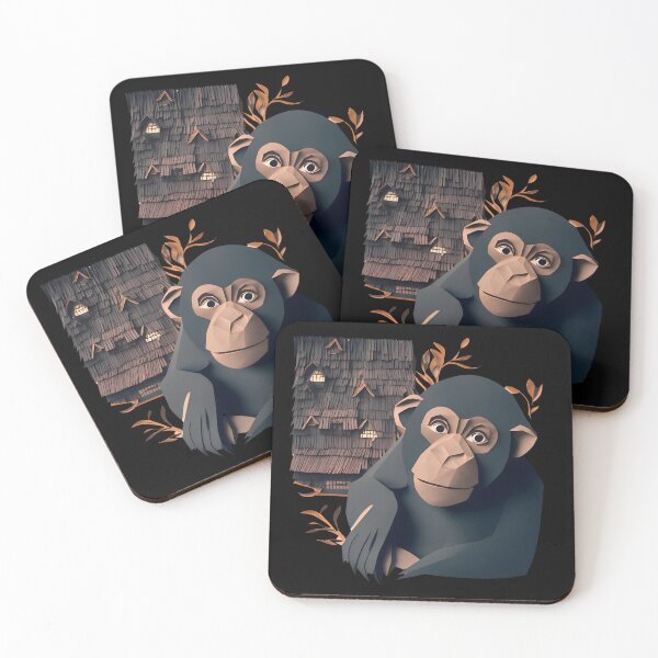 Item preview, Paper chimpanzee designed and sold by siren-of-melet.