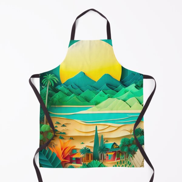 Aperçu de l'œuvre Multidimensional Dream Tropical Beach #1 créée et vendue par Artistic Pandas.
