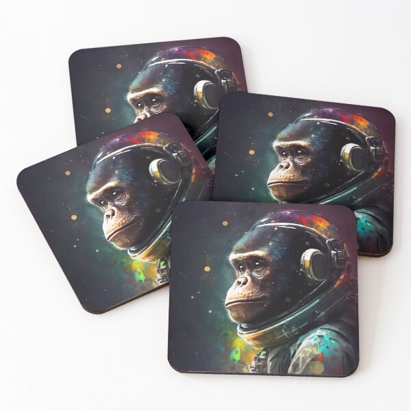 Artikelvorschau, Abstract Monkey Astronaunt entworfen und verkauft von Esoteric Designs.