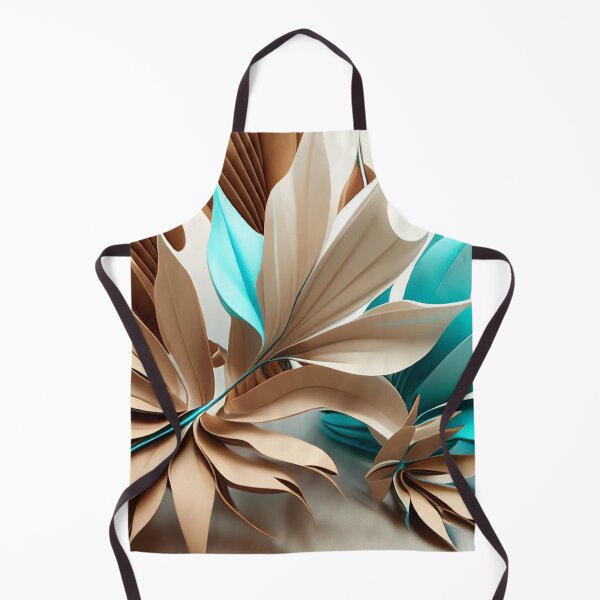 Item preview, Beige and Light Blue Long Petals with long Branches designed and sold by Cute-Jory-Store.