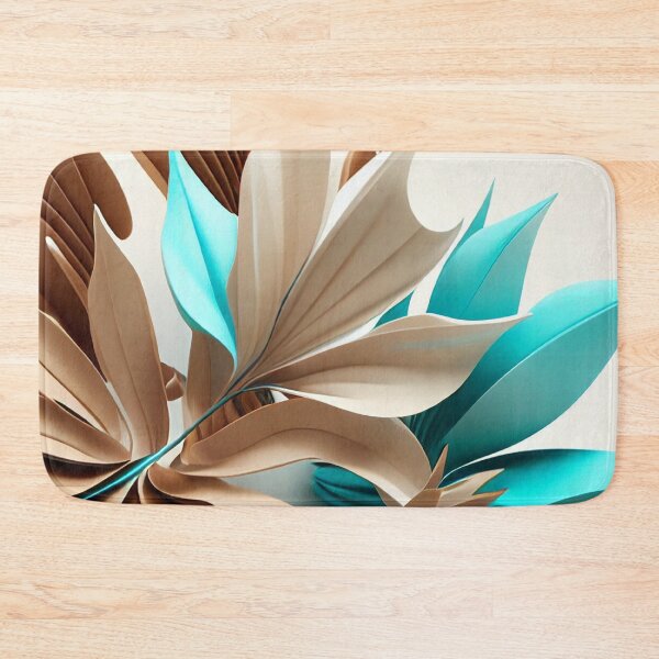 Item preview, Beige and Light Blue Long Petals with long Branches designed and sold by Cute-Jory-Store.