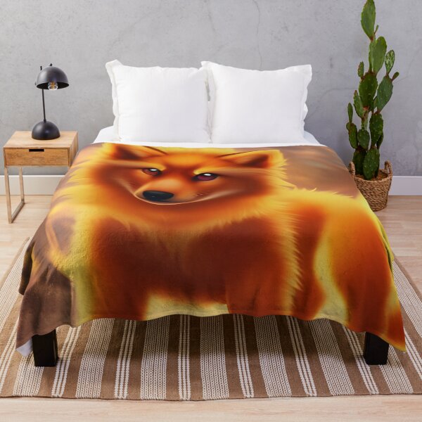 Item preview, Cute Fire wolf puppy, cartoon drawing, Ai Generated Art designed and sold by ACC .