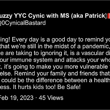 Artwork thumbnail, Covid Pandemic Friendly Warning by 3FreaksWith