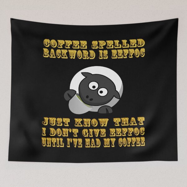 Item preview, Coffee spelled backword is eeffoc designed and sold by hcarts.
