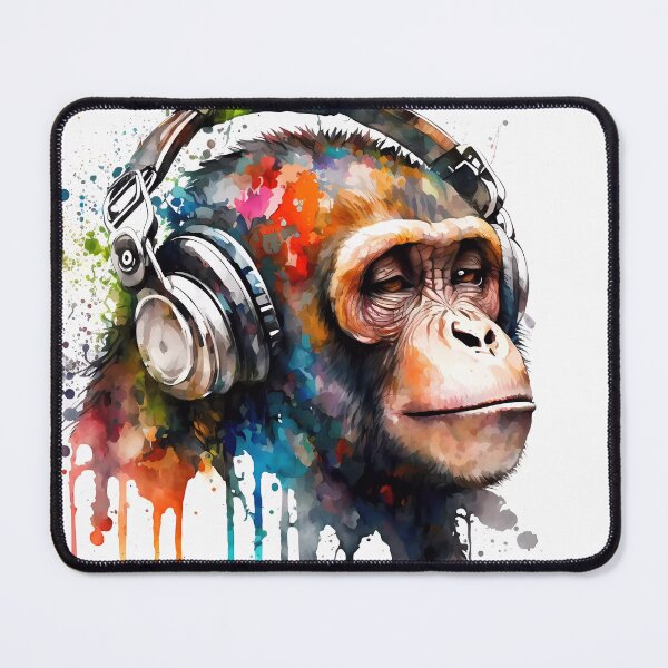 Item preview, Abstract Music Chimp designed and sold by Esoteric Designs.