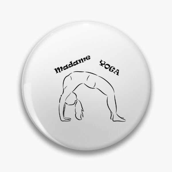 Item preview, Urdhva Dhanurasana Wheel Pose or Upward-Facing Bow Pose Madame Yoga designed and sold by Laurentlartiste.