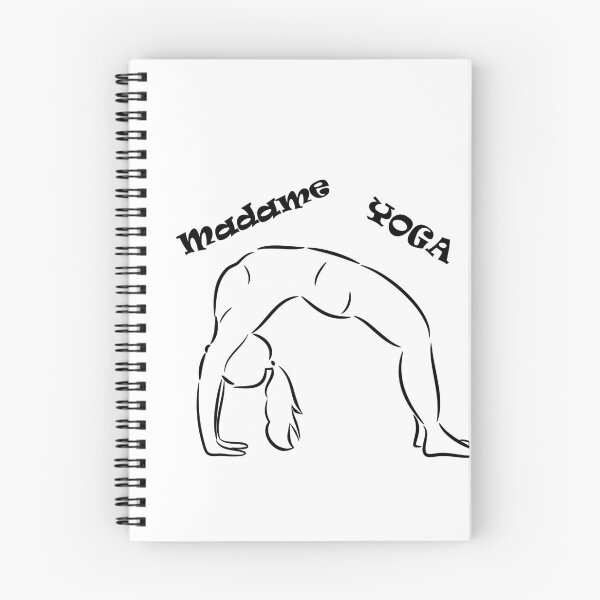 Item preview, Urdhva Dhanurasana Wheel Pose or Upward-Facing Bow Pose Madame Yoga designed and sold by Laurentlartiste.