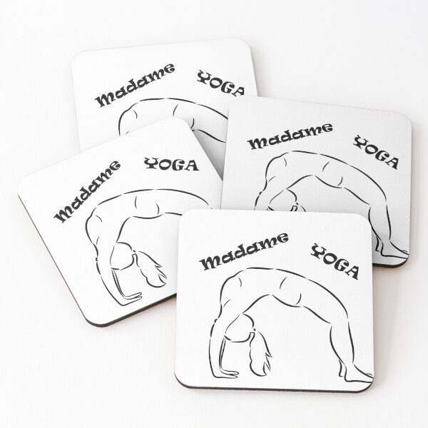 Item preview, Urdhva Dhanurasana Wheel Pose or Upward-Facing Bow Pose Madame Yoga designed and sold by Laurentlartiste.