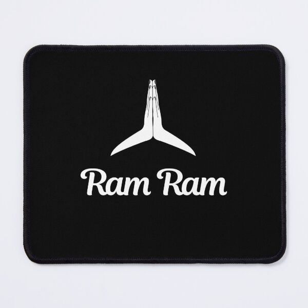 Item preview, Ram Ram, a Hindu greeting – Perfectly Unique and Memorable Gifts [002B] designed and sold by SattvaCentric.