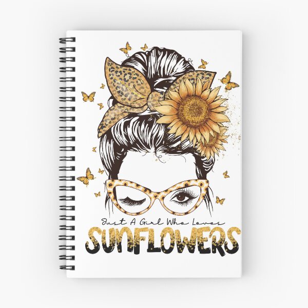 Item preview, Just a girl who loves sunflowers designed and sold by Pewittdarrin.