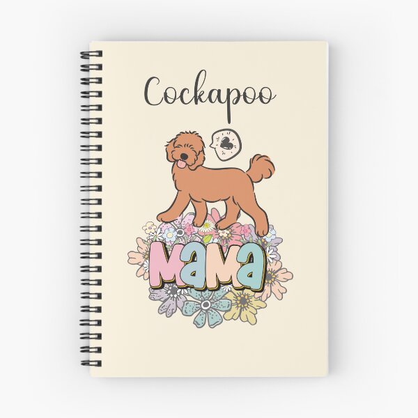 Item preview, Red Cockapoo Mama - beige designed and sold by Lulupainting.