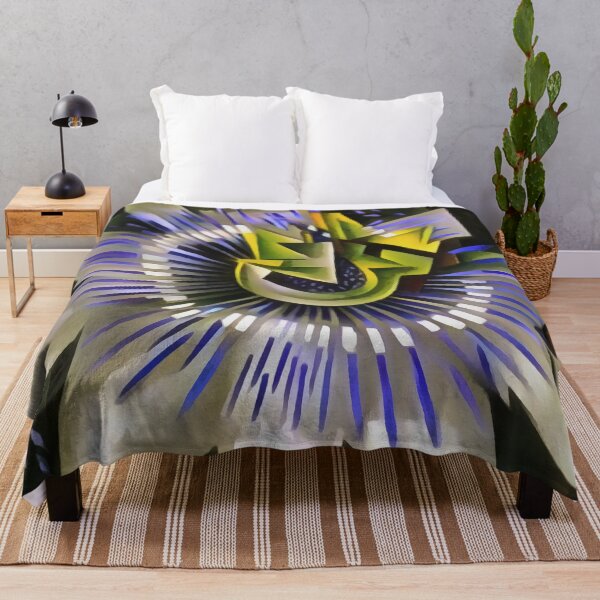 Item preview, Passiflora Passion Flower In Geometric Art Style designed and sold by taiche.