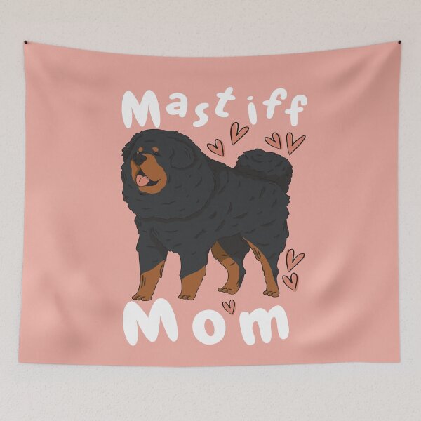 Item preview, Tibetan Mastiff Dog Mom Cute Art designed and sold by MrEddie10.