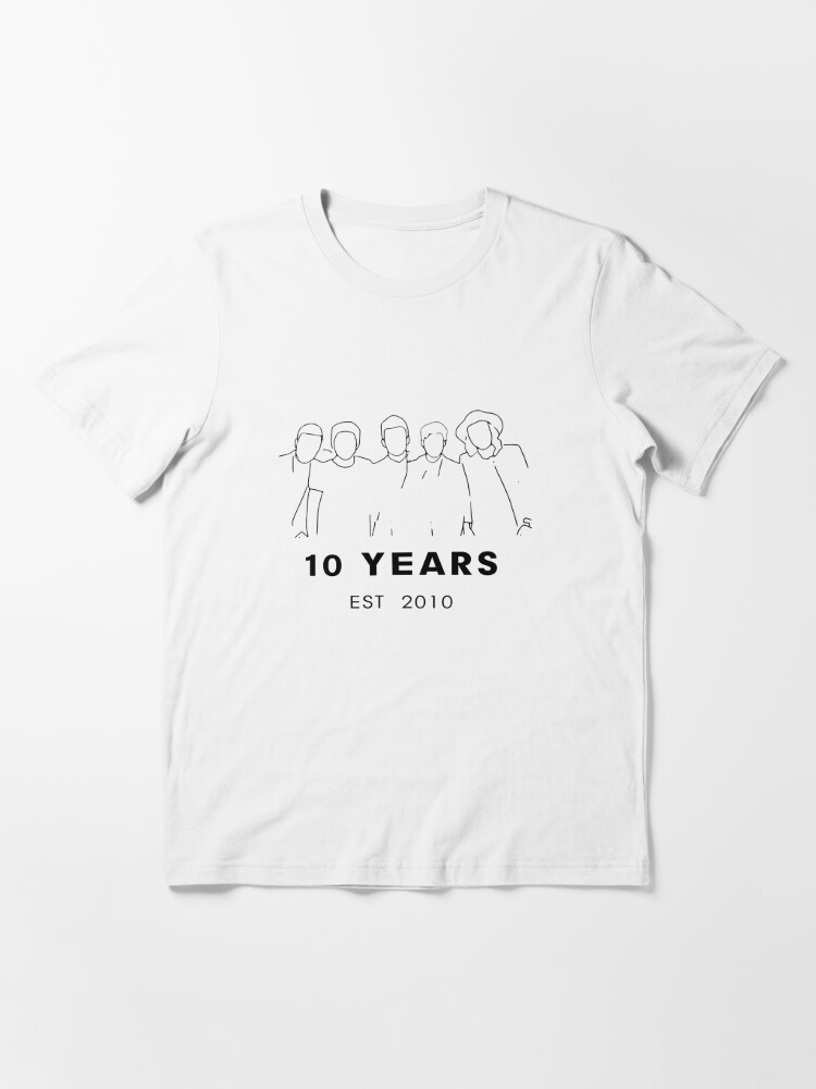 One Direction 10 Year Anniversary One Direction 1D One Direction Merch  Minimalist Tee Fun Music Unisex Essential T-Shirt for Sale by tijamieff