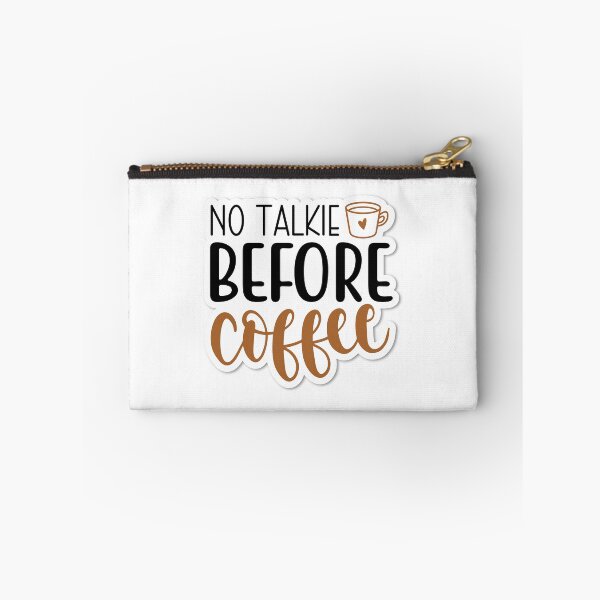 Item preview, Sticker No Talkie Before Coffee designed and sold by P2Genies.
