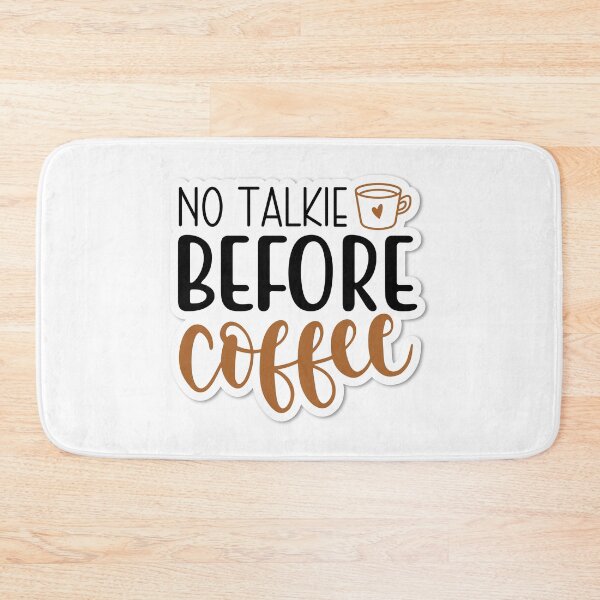 Item preview, Sticker No Talkie Before Coffee designed and sold by P2Genies.