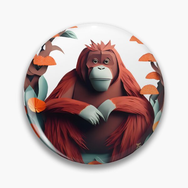 Item preview, Paper orangutan designed and sold by siren-of-melet.