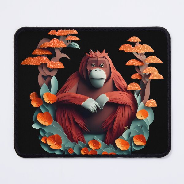 Artikelvorschau, Orang-Utan aus Papier entworfen und verkauft von siren-of-melet.