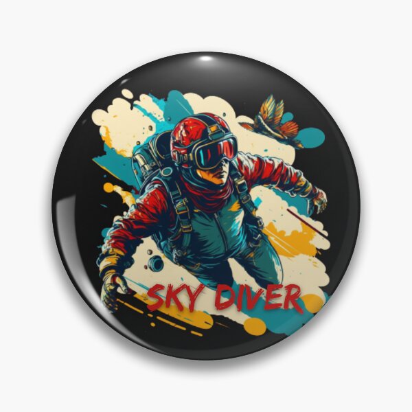 Item preview, Vintage Skydiving Parachuting Retro Skydiver  designed and sold by Clouth Clothing  ⭐⭐⭐⭐⭐.
