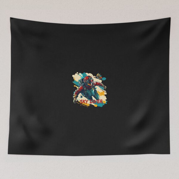 Item preview, Vintage Skydiving Parachuting Retro Skydiver  designed and sold by Clouth Clothing  ⭐⭐⭐⭐⭐.