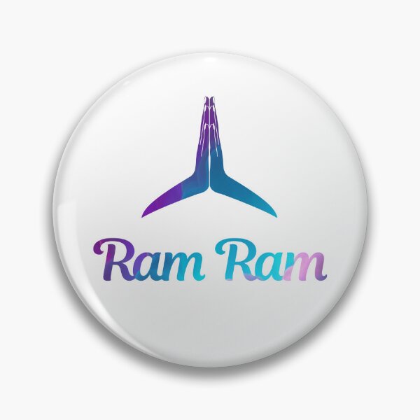 Item preview, Ram Ram, a Hindu greeting – Perfectly Unique and Memorable Gifts [002C] designed and sold by SattvaCentric.