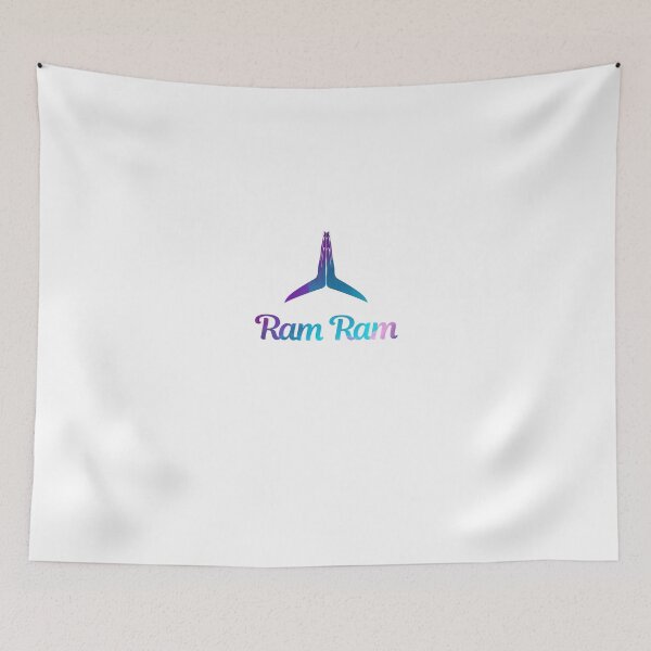Item preview, Ram Ram, a Hindu greeting – Perfectly Unique and Memorable Gifts [002C] designed and sold by SattvaCentric.