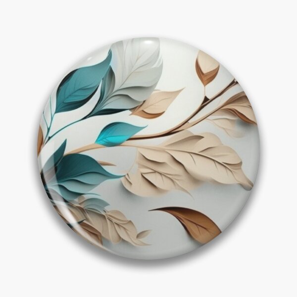 Item preview, Beige and Light Blue Long Petals with long Branches designed and sold by Cute-Jory-Store.