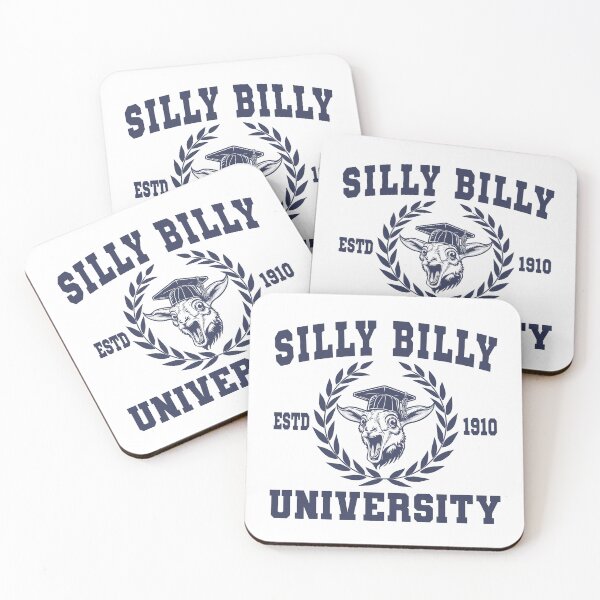 Item preview, Silly Billy University Funny Meme Goat Pun designed and sold by Daytone.