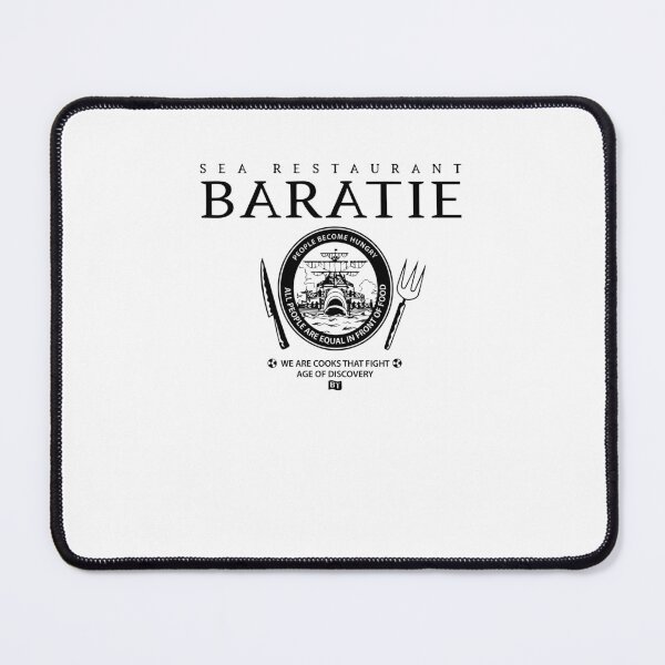 Item preview, One Piece Sea Restaurant Baratie Slim Fit Women Unisex Full Size Gift Ideas_BLACK designed and sold by tijamieff.