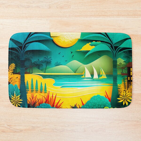 Item preview, Multidimensional Dream Tropical Beach #3 designed and sold by Artistic Pandas.