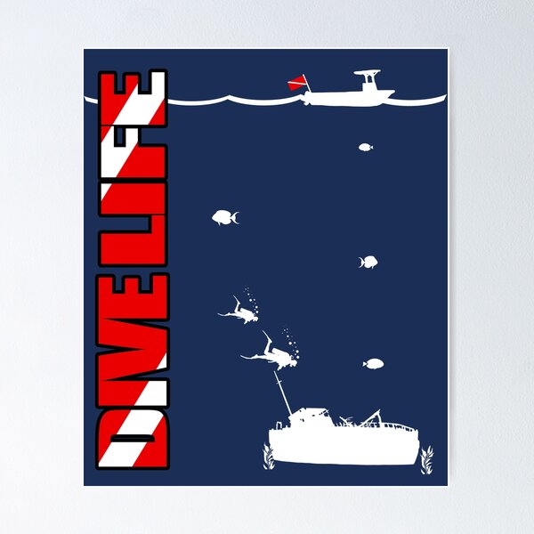 Item preview, Dive Life | SCUBA Diving Lifestyle  designed and sold by RealPilotDesign.