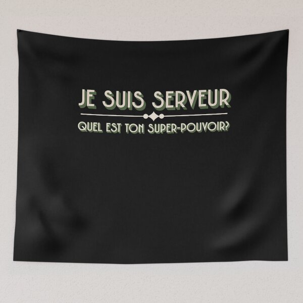 Item preview, I am waiter. What's your superpower? designed and sold by Paolocazzoduro.