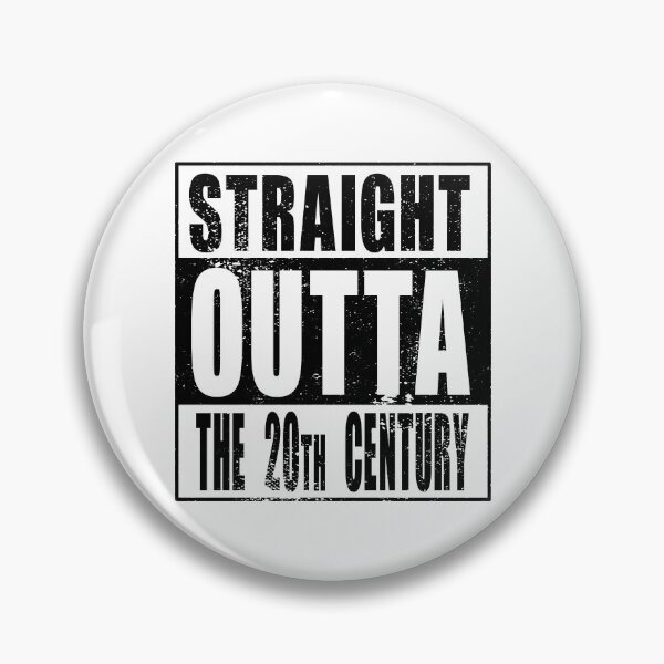 Item preview, Straight Outta The 20th Century (black) designed and sold by SolidEarthArt.