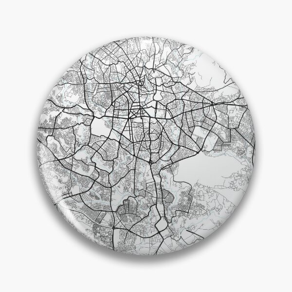 Item preview, Addis Ababa City Map of Ethiopia - Circle designed and sold by deMAP.