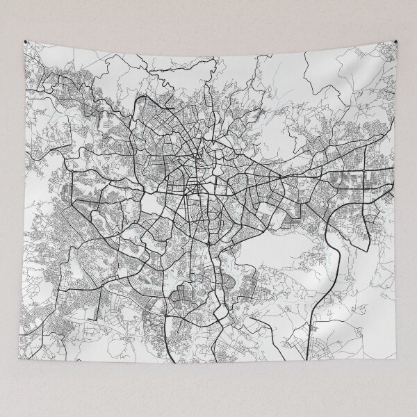Item preview, Addis Ababa City Map of Ethiopia - Circle designed and sold by deMAP.
