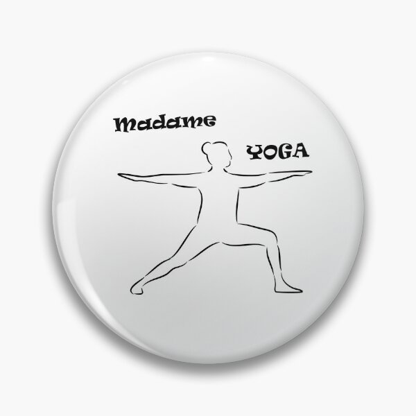 Item preview, Virabhadrasana warrior 2 Pose madame yoga designed and sold by Laurentlartiste.