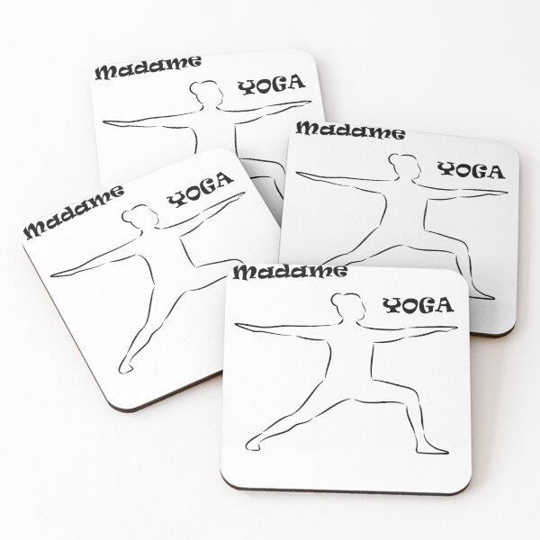 Item preview, Virabhadrasana warrior 2 Pose madame yoga designed and sold by Laurentlartiste.