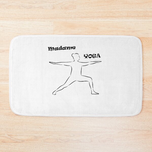Item preview, Virabhadrasana warrior 2 Pose madame yoga designed and sold by Laurentlartiste.