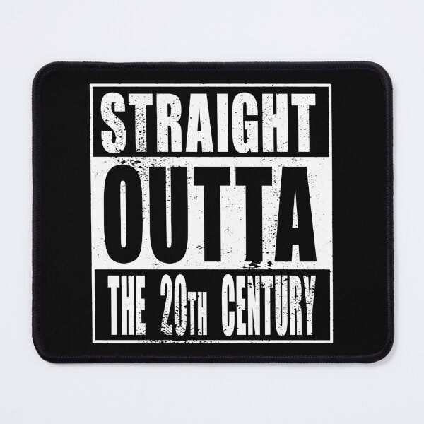 Item preview, Straight Outta The 20th Century (white) designed and sold by SolidEarthArt.