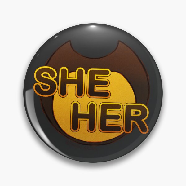 Item preview, Bendy SHE/HER Pronouns designed and sold by RavenArtshop.